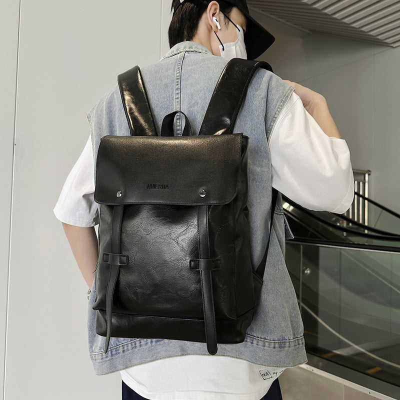 Stilvolle Vintage Leder Rucksack