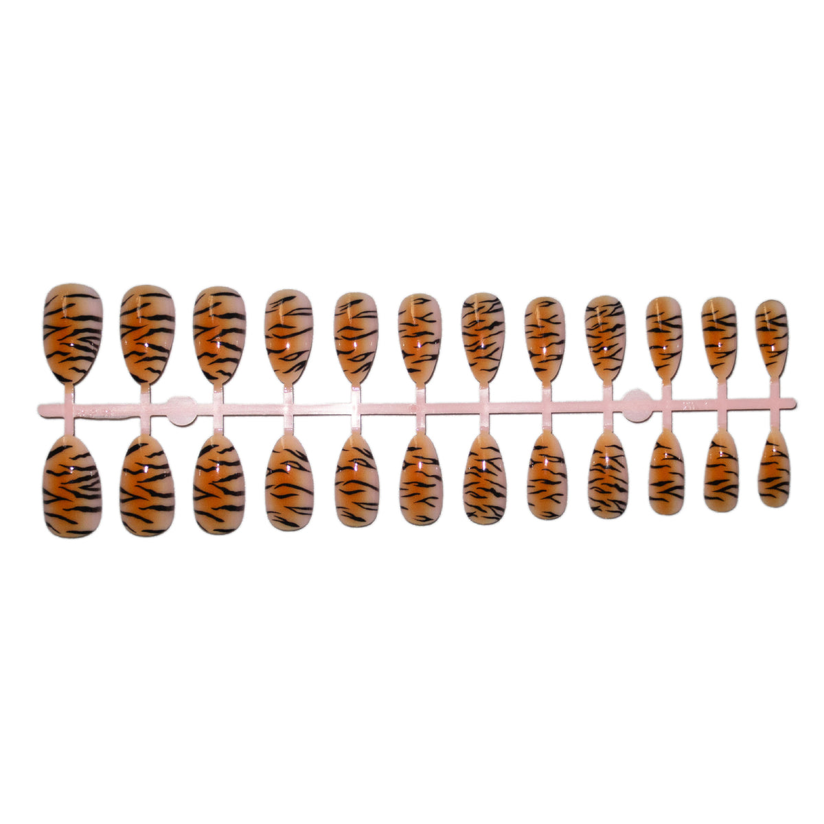 Kreatives Tigerdruck Nagelkunst-Set