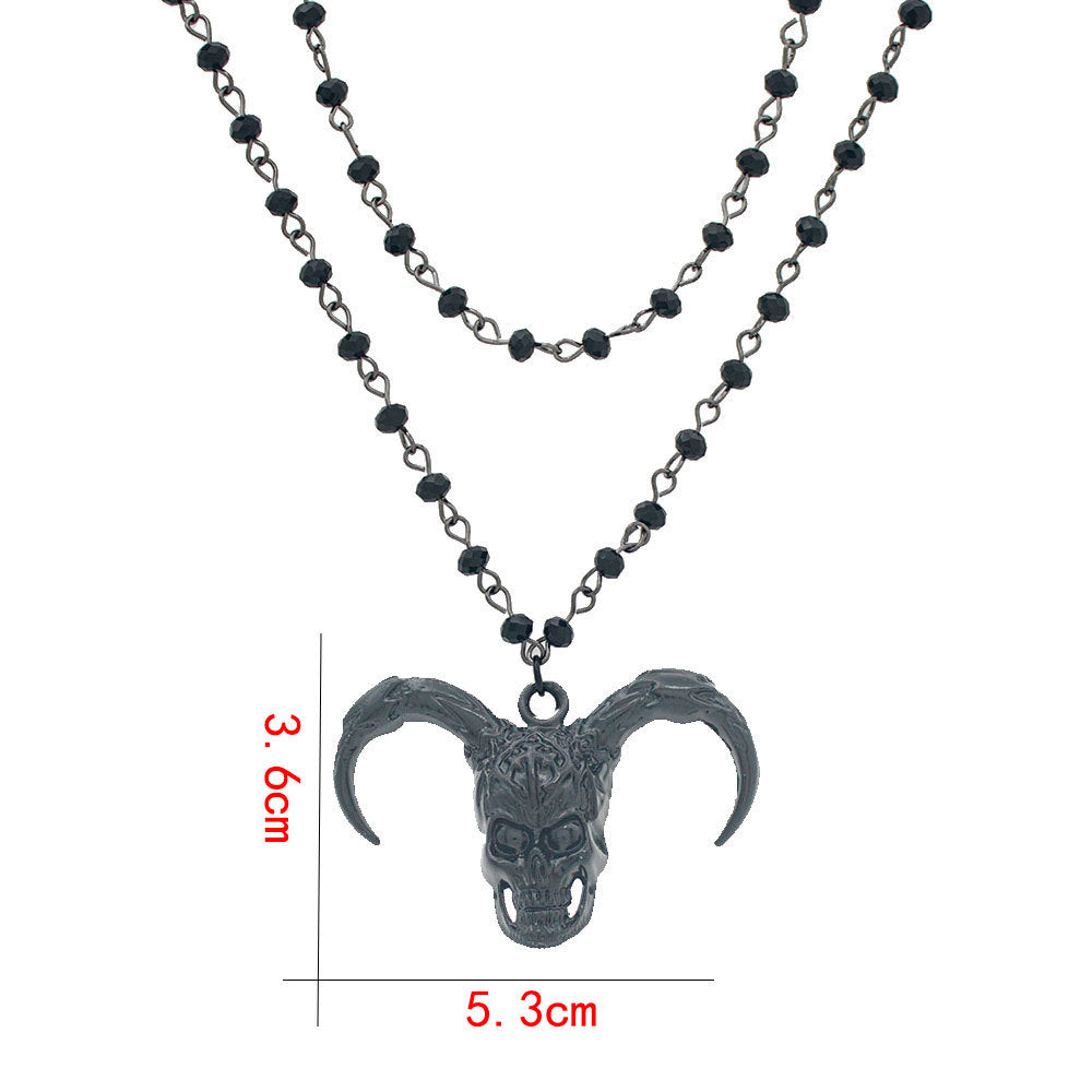 Schichteter Kristall-Mond Schmuckset Brehn