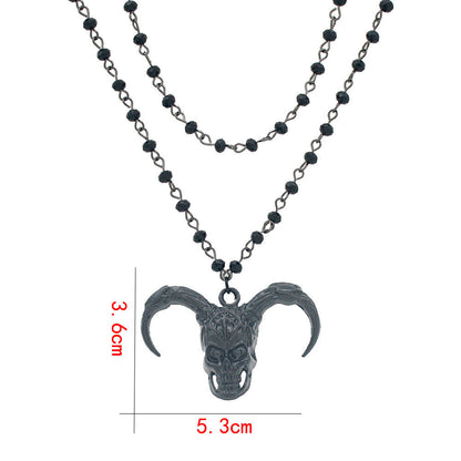 Schichteter Kristall-Mond Schmuckset Brehn