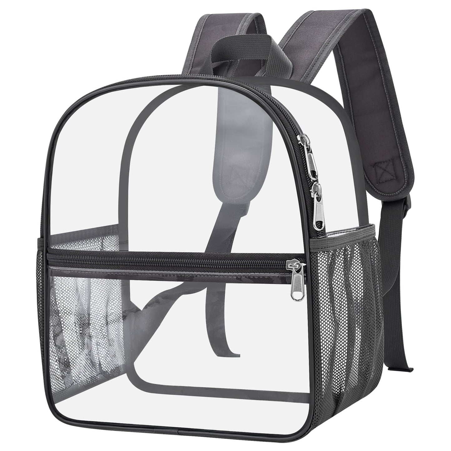Unisex durchsichtiger Rucksack mit funktionalem Design und mehreren Fächern Brehn