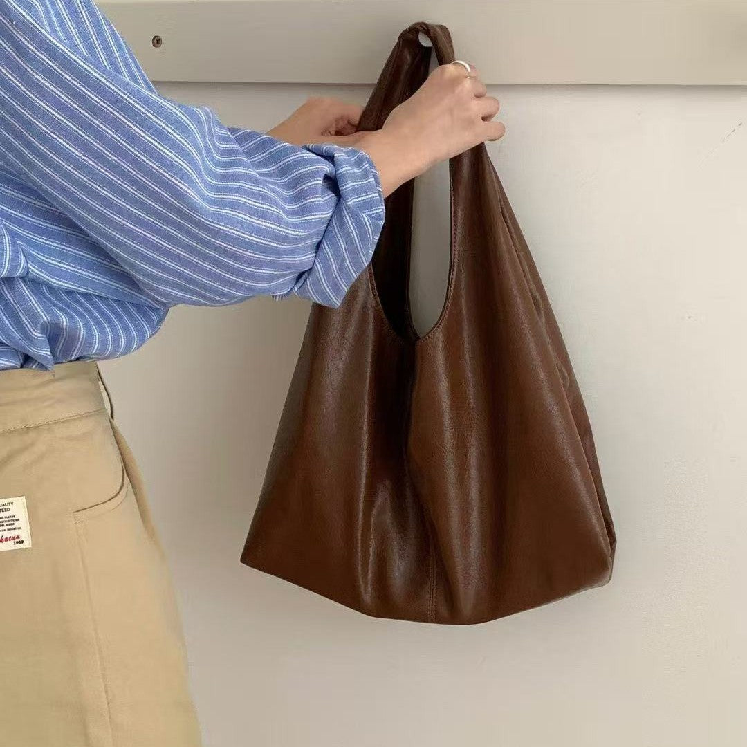 Schlanke Leder Lässige Schultertasche
