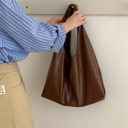 Schlanke Leder Lässige Schultertasche