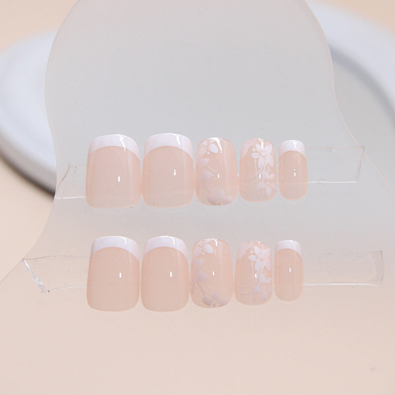 Blumen Design Presse-On Nagelspitzen Brehn