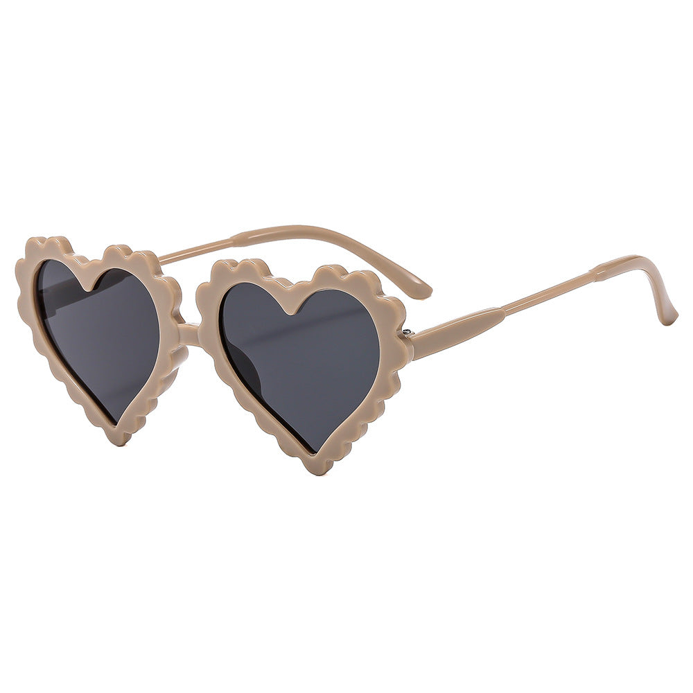 Damen verspielte Herzform Sonnenbrille Brehn