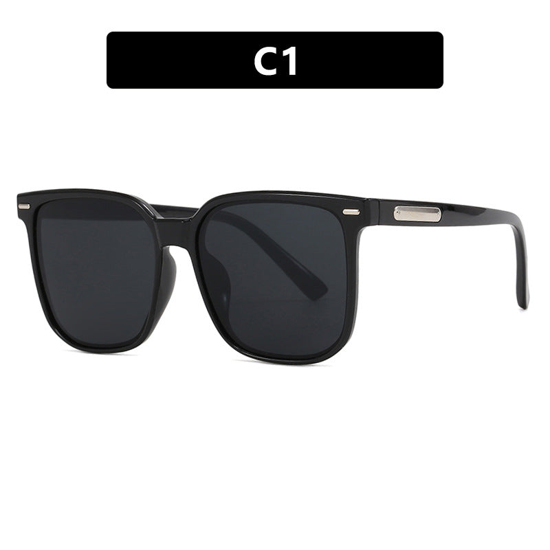 Damen quadratische Sonnenbrille mit robustem Rahmen und polarisierten Gläsern Brehn