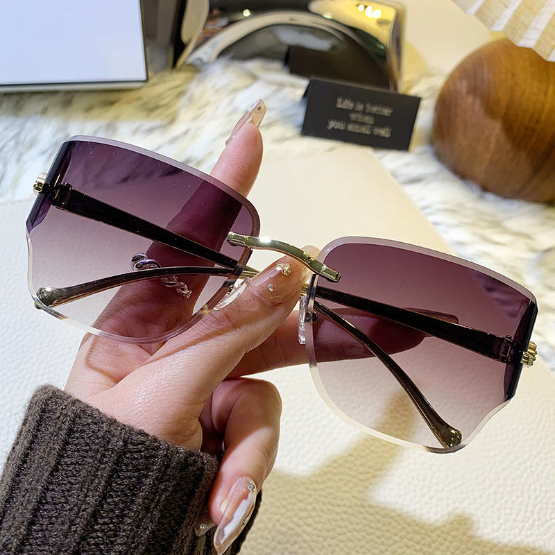 Damen exklusive geometrische Sonnenbrille Brehn