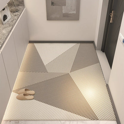 Stylischer geometrischer Teppich