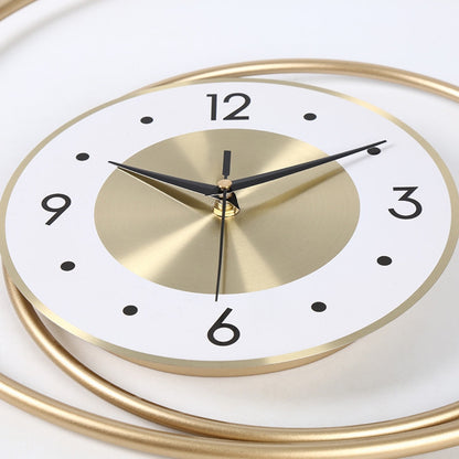 Künstlerische Wanduhr mit minimalistischem Design Brehn