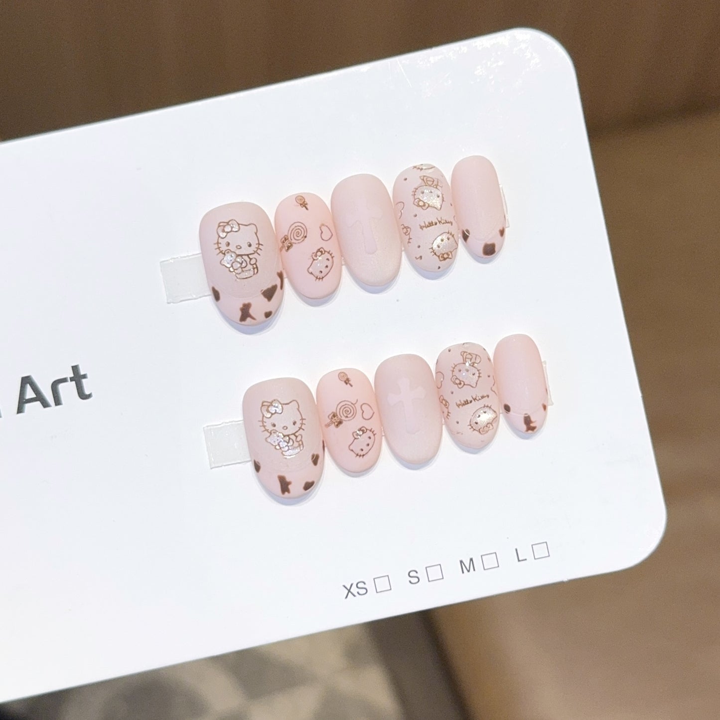 Kunstnagelset mit Verspieltem Hello Kitty Motiv Brehn