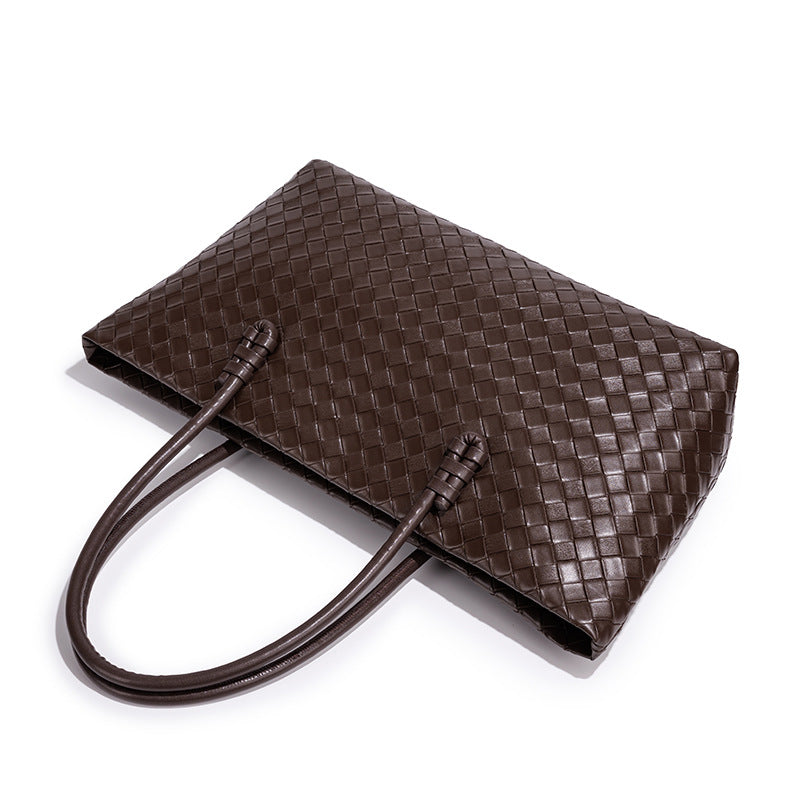 Woven Leather Tote Bag Brehn