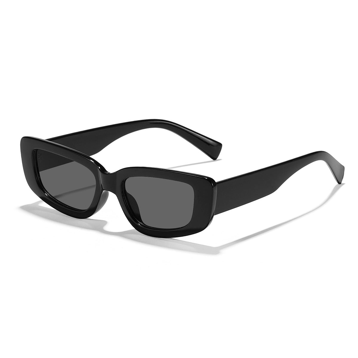Damen modische Cat-Eye Sonnenbrille mit breitem Kunststoffrahmen und UV-Schutz Brehn