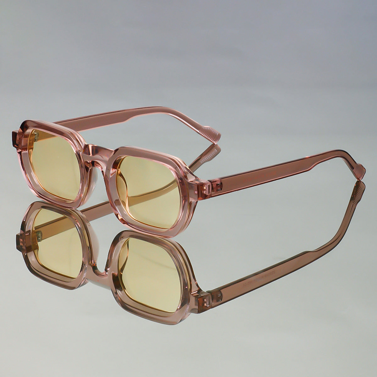 Damen modische Sonnenbrille im modernen Design mit breitem Rahmen Brehn