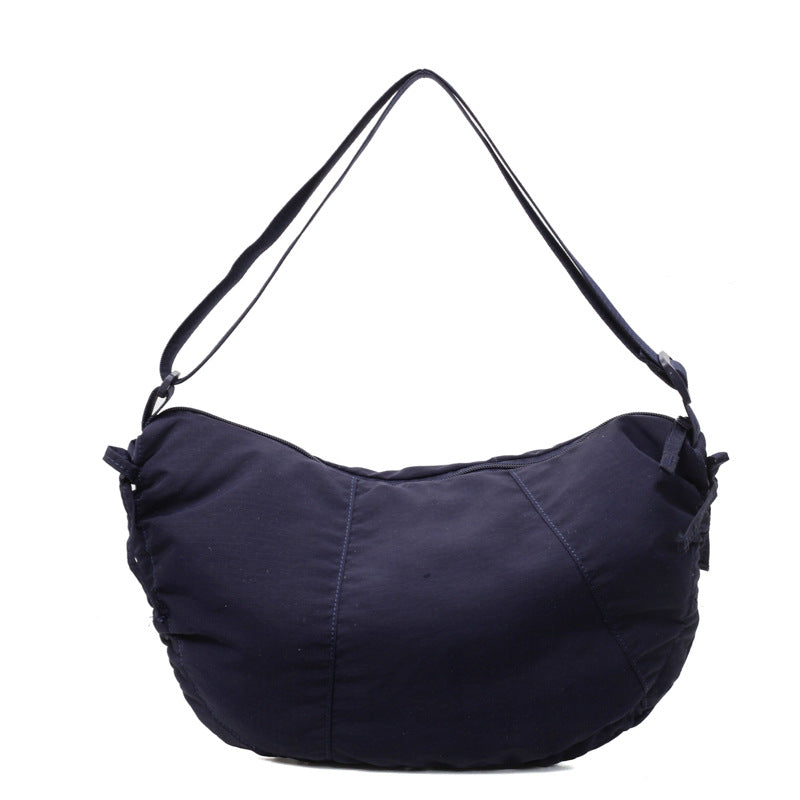 Lässige weiche Stoff Hobo Tasche Brehn