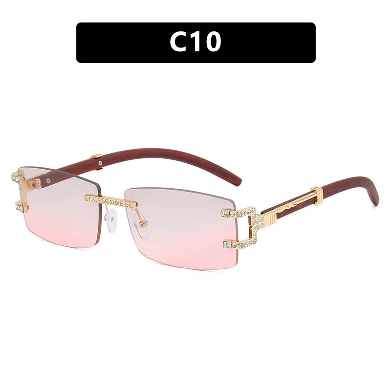 Damen exklusive Sonnenbrille im eleganten Design mit Strass-Akzenten Brehn
