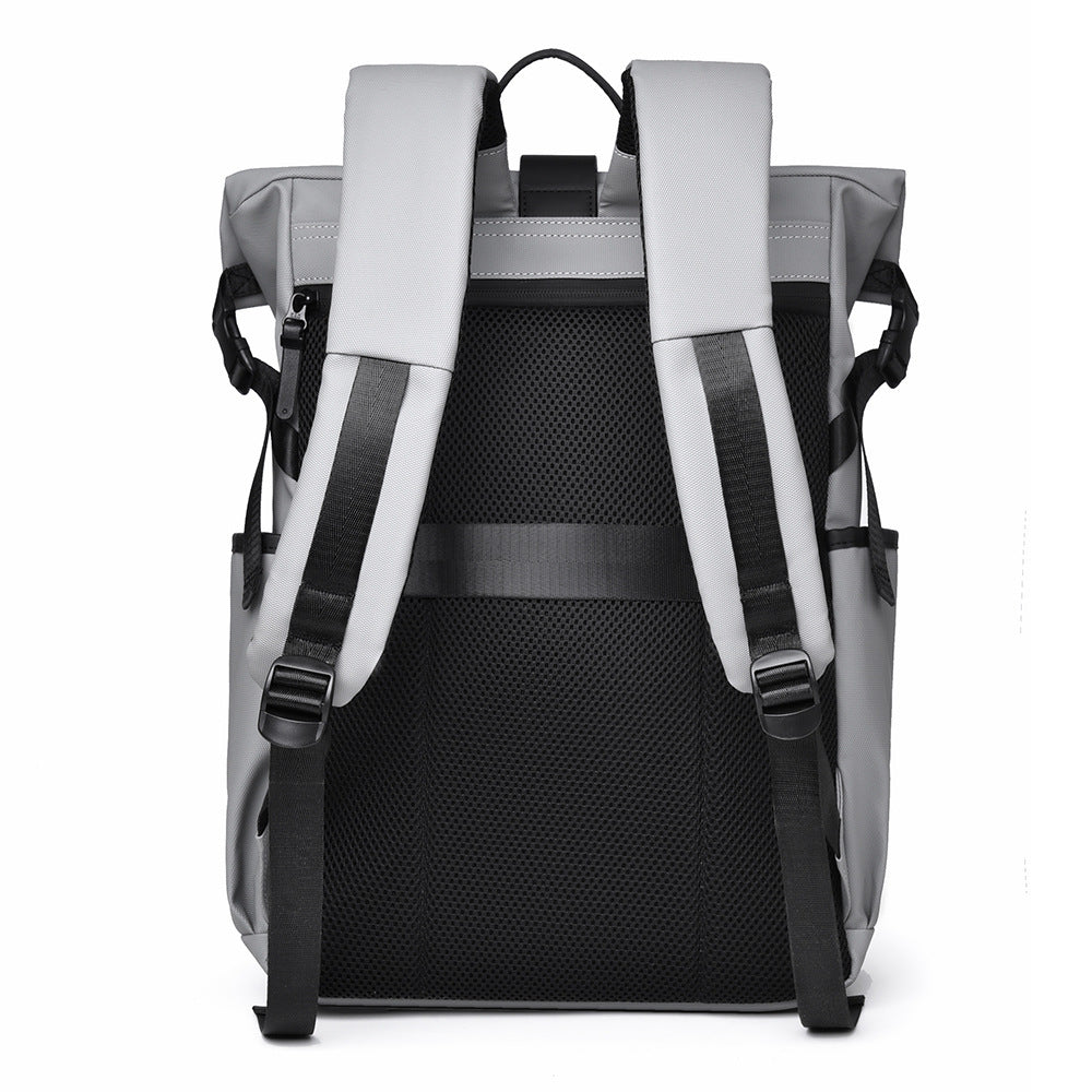 Stylischer Roll-Top Reise-Rucksack Brehn