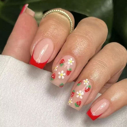 Blumen Acryl Nagelkunst