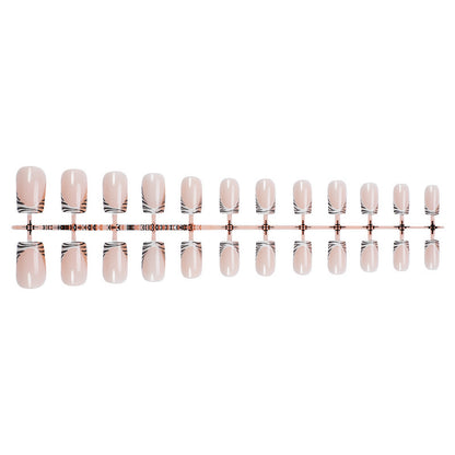 Abstract Pattern Press-On Nails Brehn