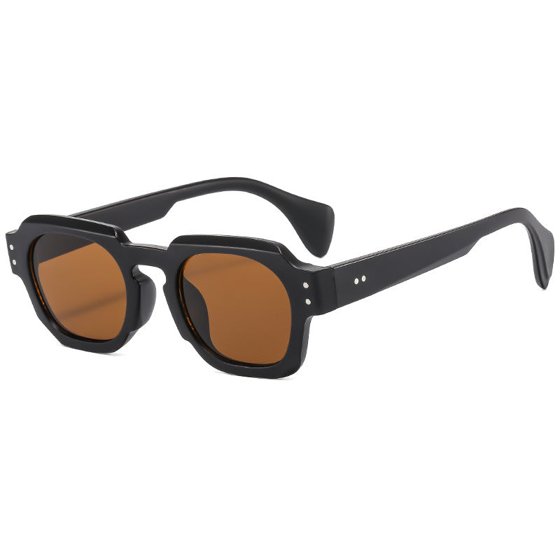 Damen Modische Sonnenbrille im einzigartigen achtkantigen Design Brehn