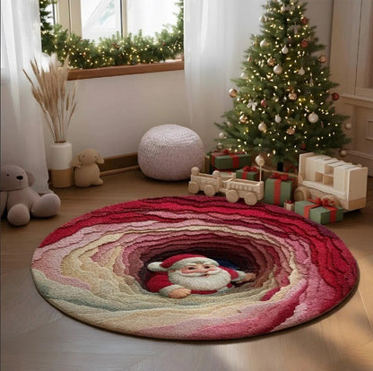 Weihnachtliches Patchwork-Teppich