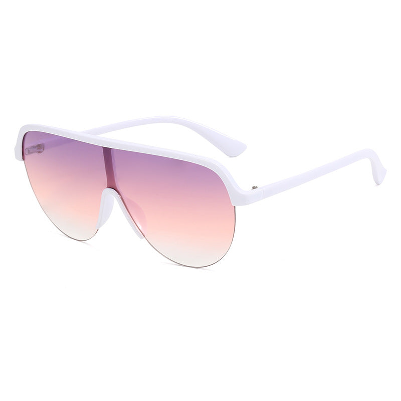 Damen oversized Visier Sonnenbrille Brehn