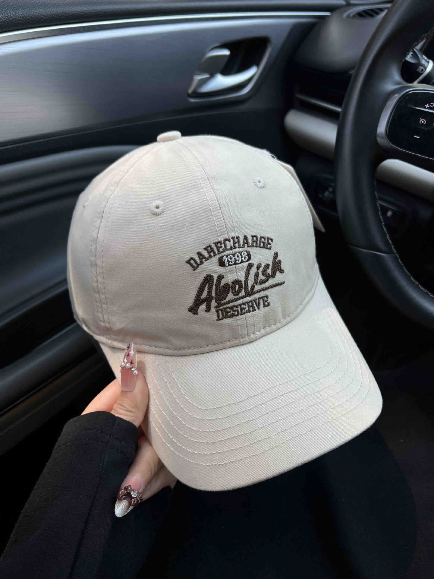 Herren Casual Abgenutzte Grafik Cap Brehn