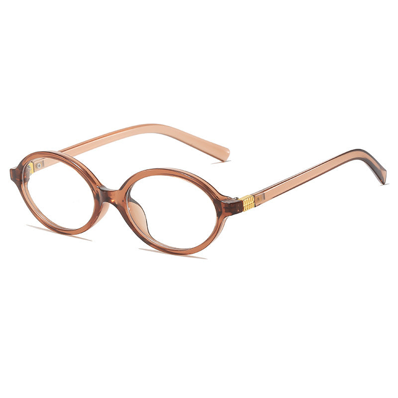 Vintage-inspirierte ovale Fassung Brille Brehn