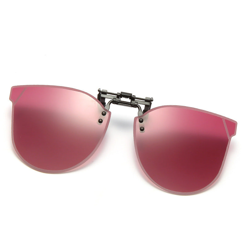 Damen modische Sonnenbrille im futuristischen Design mit verspiegelten Gläsern Brehn