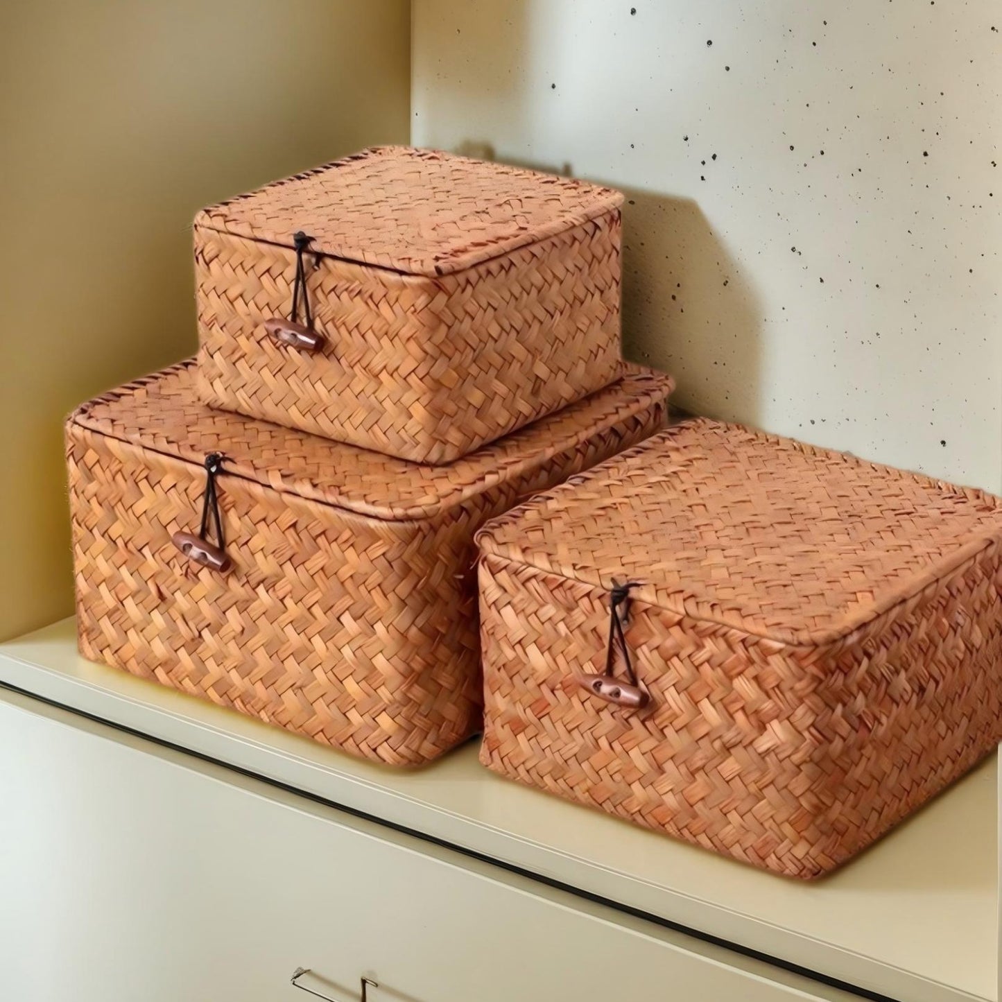 Damen Aufbewahrungsbox aus Naturmaterialien Brehn