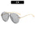 Aviator-Stil Transparente Rahmen Sonnenbrille
