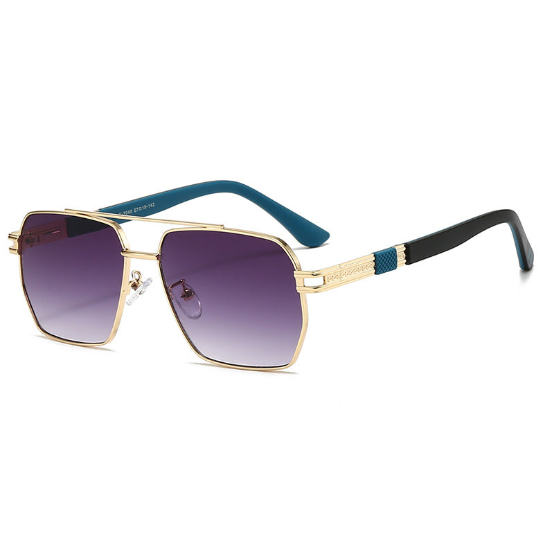 Herren Sonnenbrille mit hochwertigem Metallrahmen und sportlichen Akzenten Brehn
