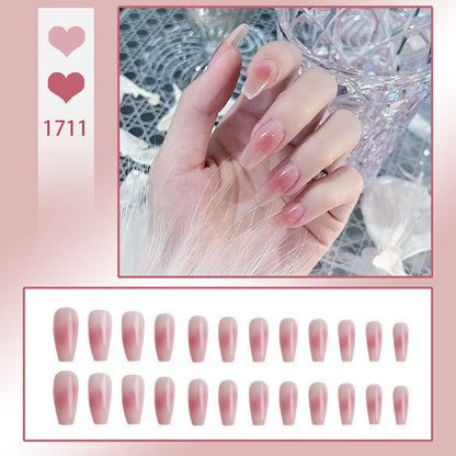 Kunstnagelset mit elegantem Ombre-Effekt Brehn