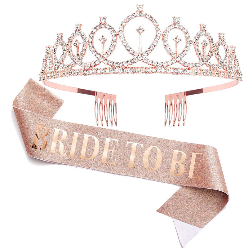 Damen Glitzernde Tiara mit elegantem Design Brehn