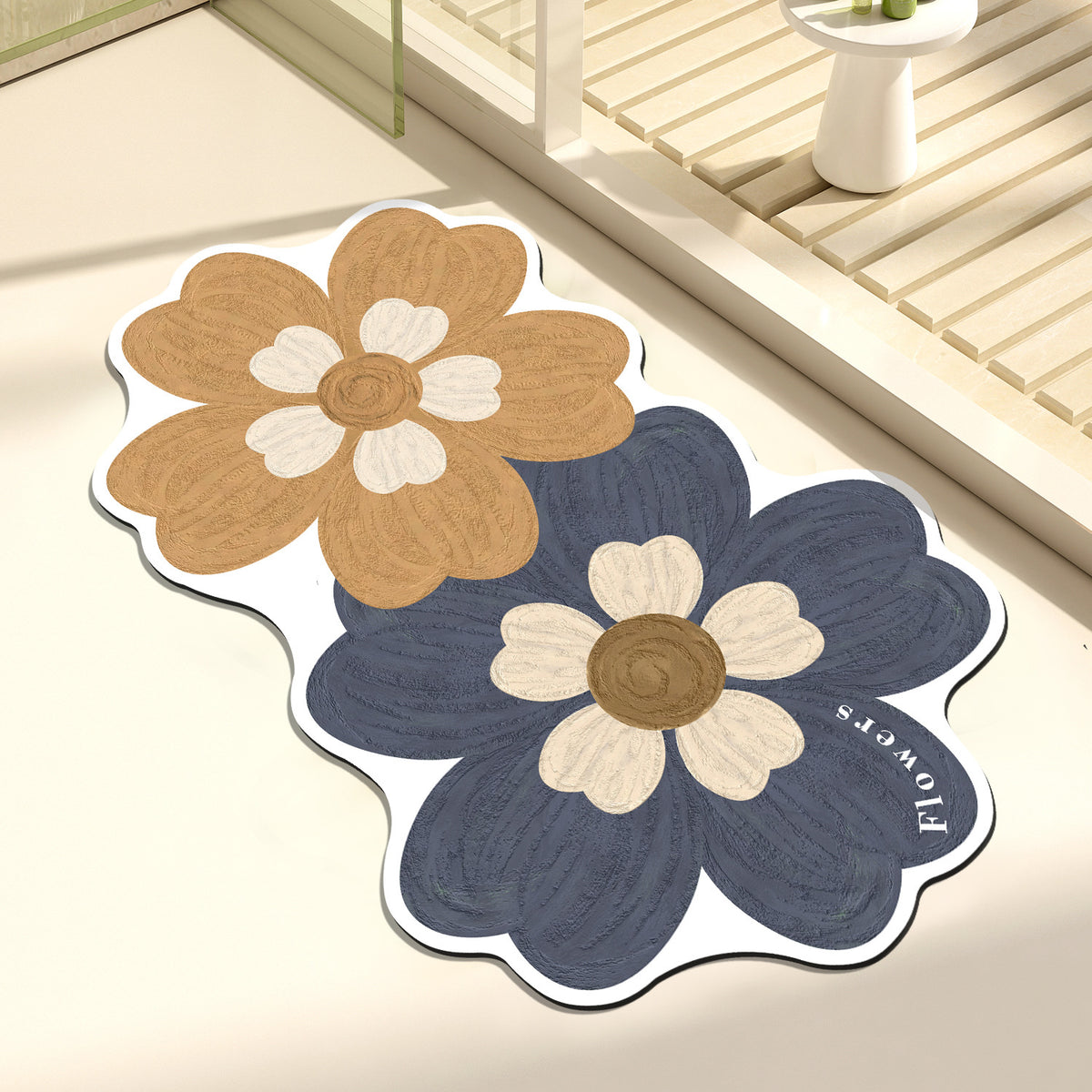 Künstlerische Blumendekorationsmatte