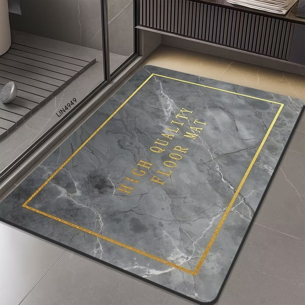 Geometrisches sechseckiges Muster Badmatte Brehn