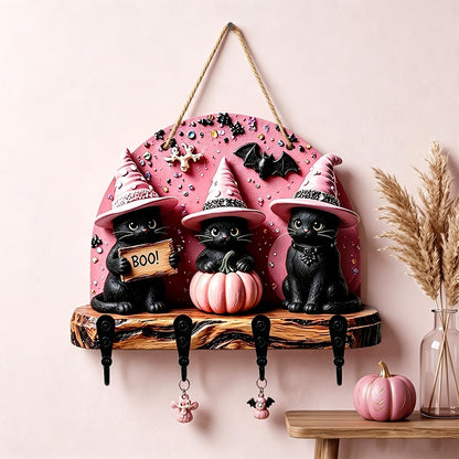 Halloween Dekofigur mit Hexenmotiven Brehn