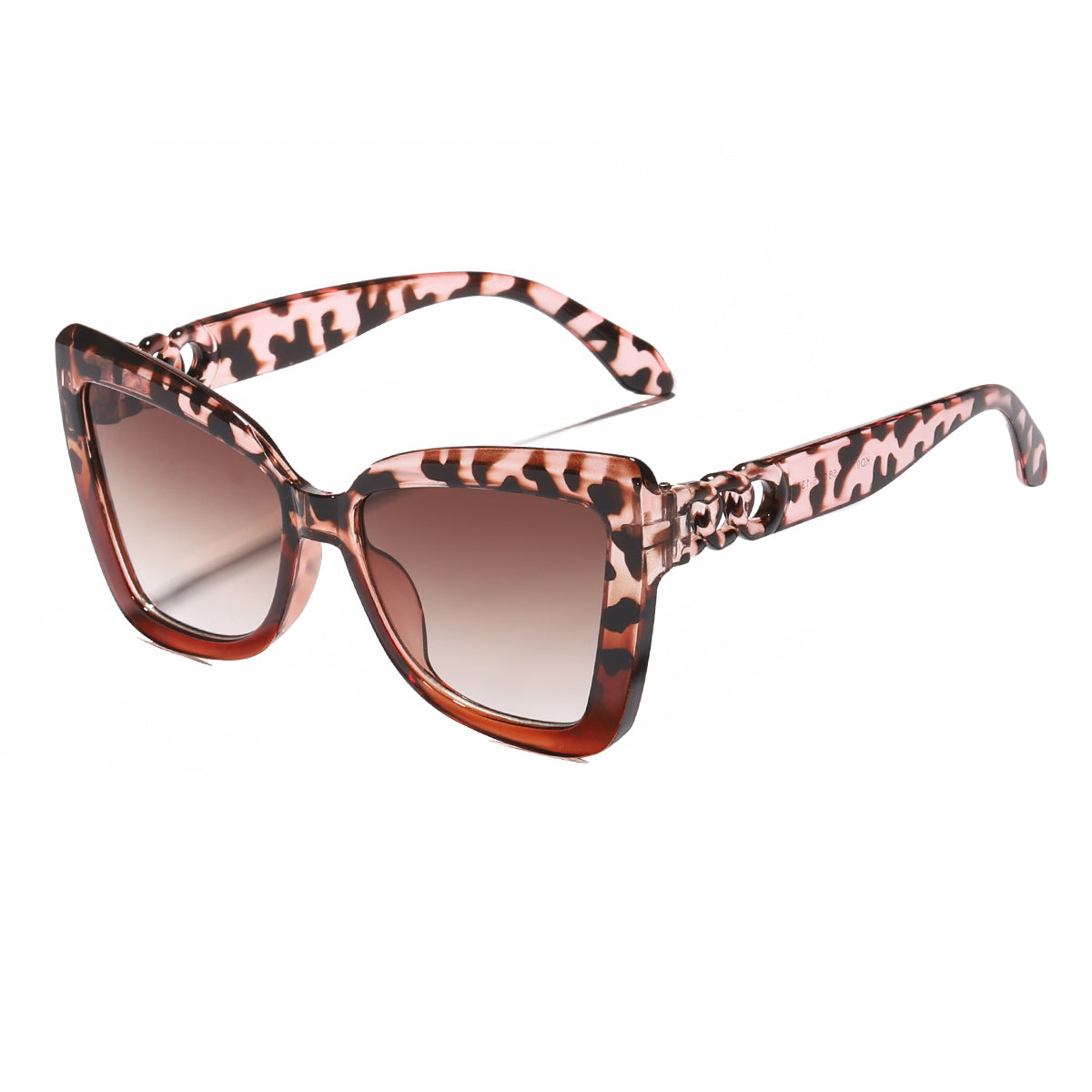 Damen modische Sonnenbrille mit auffälligem Design und robustem Rahmen Brehn