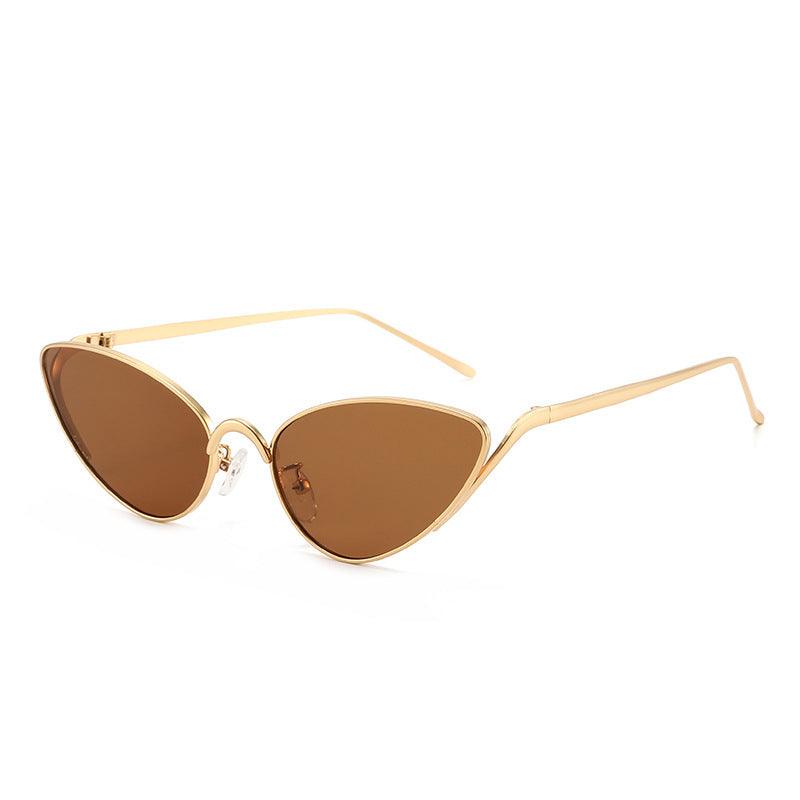 Stilvolle Cat-Eye Sonnenbrille mit leichtem Rahmen Brehn