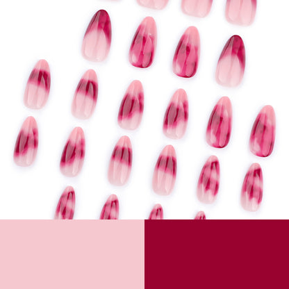 Kunstvolle Stiletto-Nägel mit glamourösem Farbverlauf Brehn