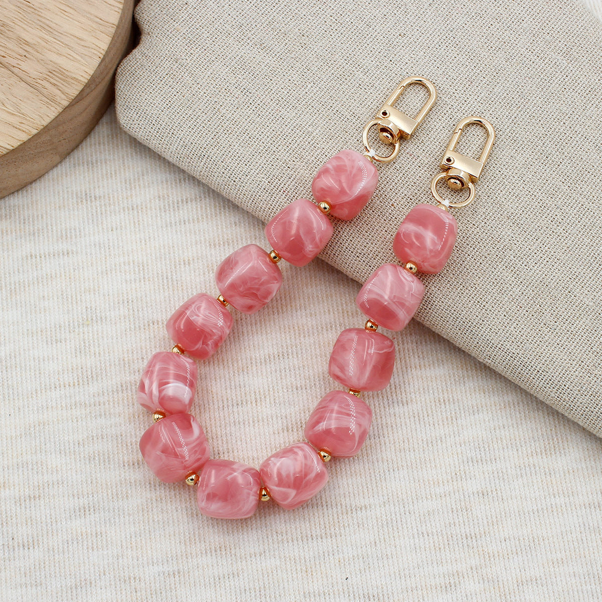 Chunky Beaded Brillen Kette Brehn