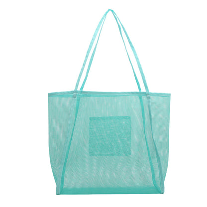 Geräumige Mesh Strandtasche