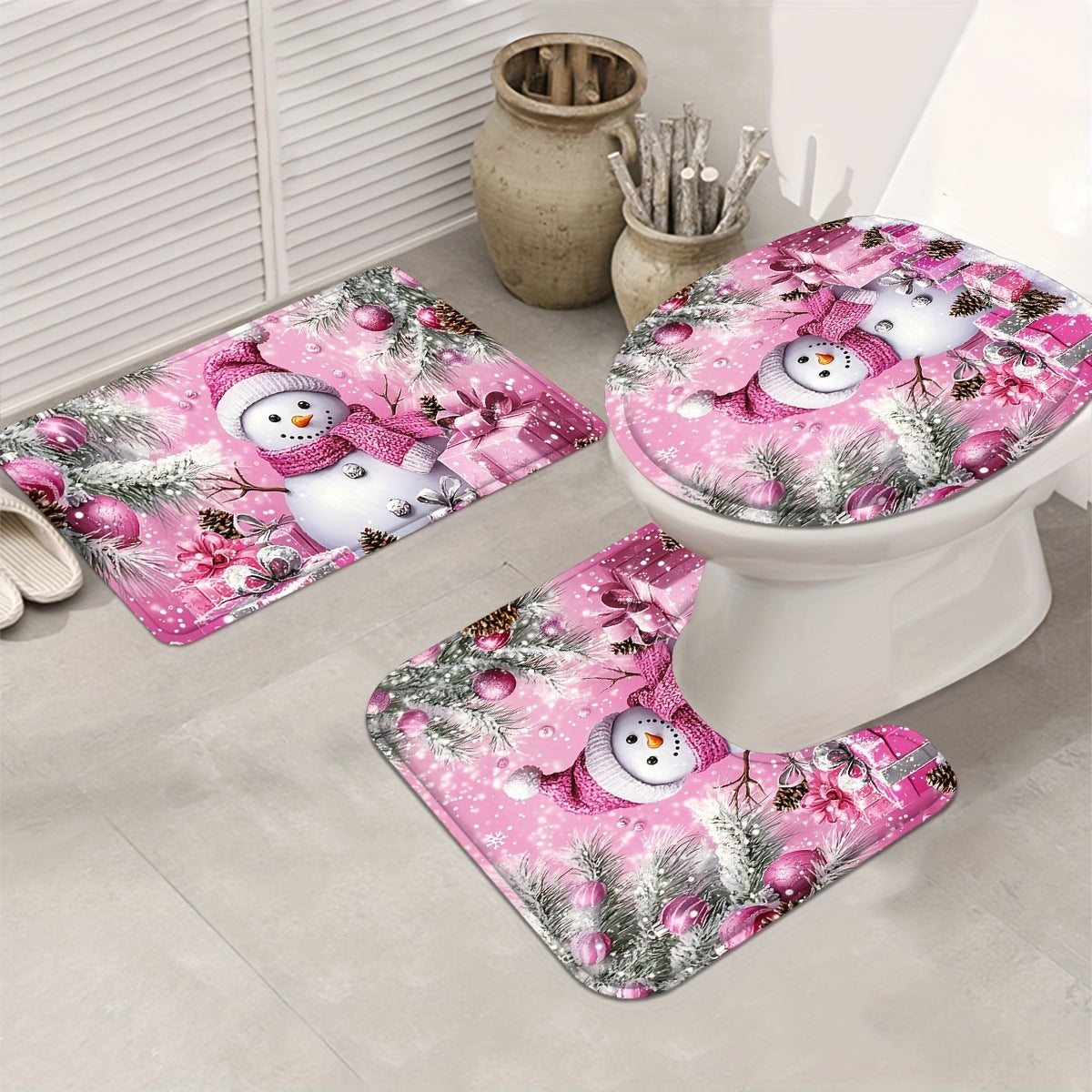Winter-Themen Badezimmer Set Brehn