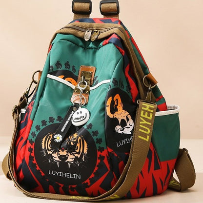 Künstlerischer Grafik Kordelzug Rucksack Brehn