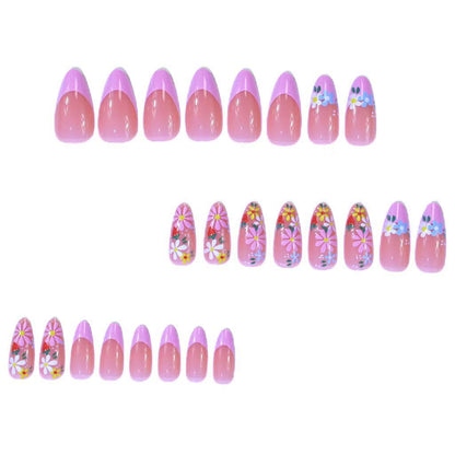 Florales Acryl-Nagelkunst-Set Brehn