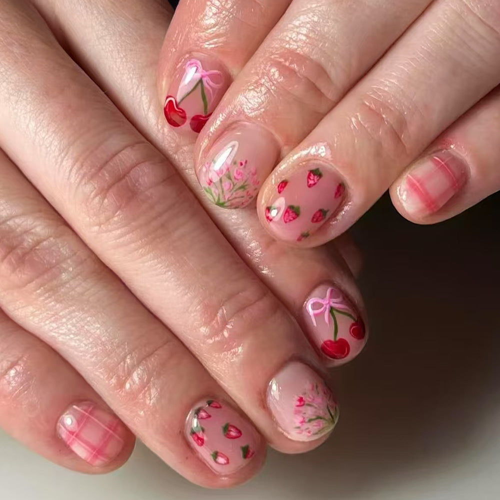 Künstlerisches Kirschblüten-Nagelkunst-Set Brehn