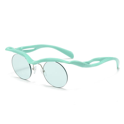 Damen modische Sonnenbrille mit innovativem Rahmen Brehn