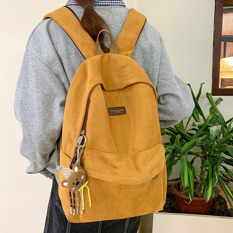 Stylische Wildleder-Rucksack Brehn