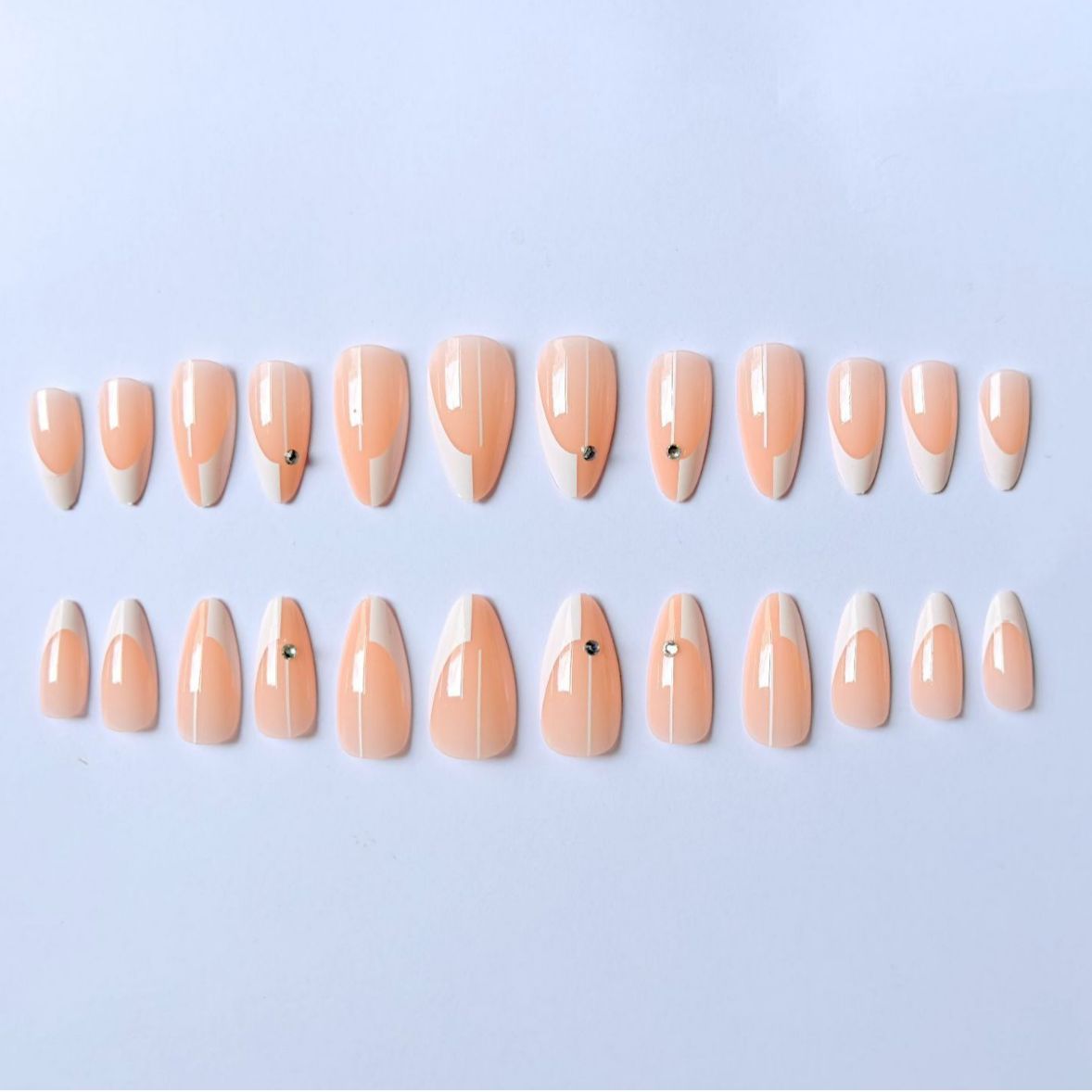 Elegantes Stiletto-Nagelkunstdesign