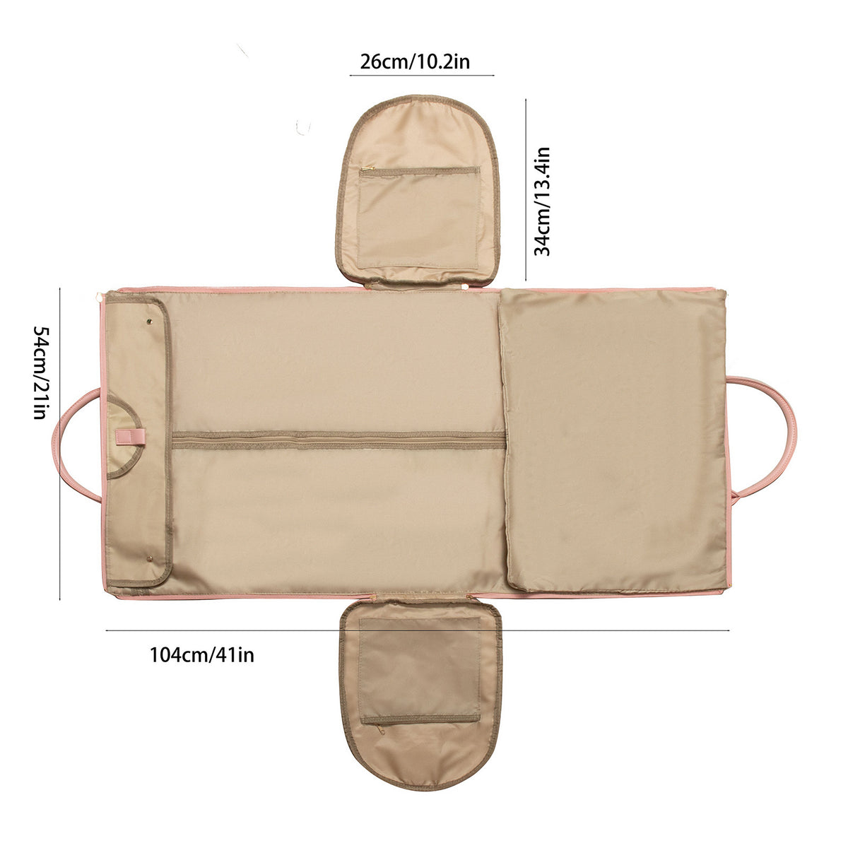 Elegante multifunktionale Bekleidungstasche Brehn