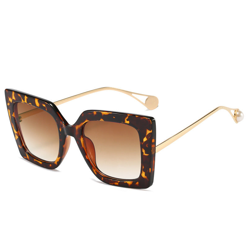 Oversized Geometrische Mode Sonnenbrille Brehn